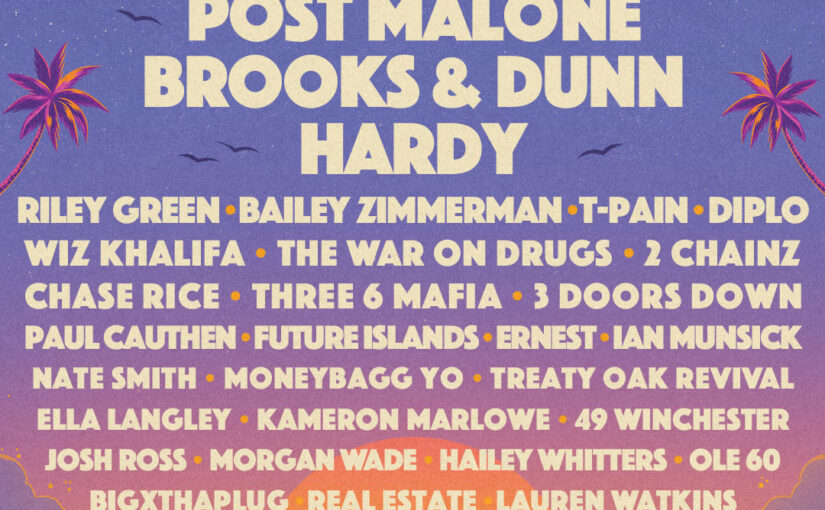 Morgan Wallen To Debut ‘Sand In My Boots 2025’ Fest ft. Post Malone, Wiz Khalifa, Three 6 Mafia, More
